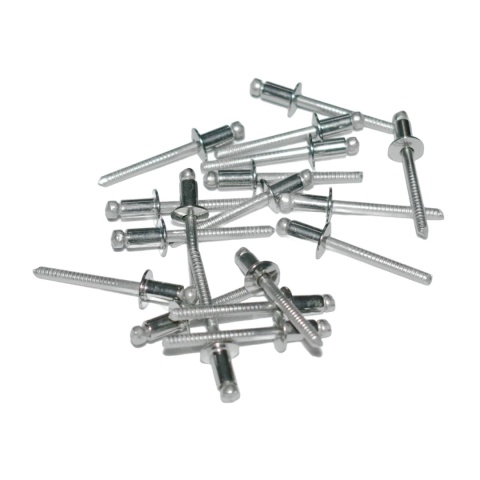 Nity zrywalne 4,8x8 A2 z łbem płaskim. 50 szt. Zakres zacisku: 3-4,5 mm. Nity zrywalne 4,8x8 A2 z łbem płaskim. 50 szt. Zakres zacisku: 3-4,5 mm.