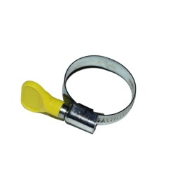 Opaska ślimakowa z motylkiem 8-12 mm. Zaciskowa obejma montażowa.