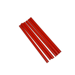 Ołówek budowlany stolarski 180 mm. Czerwony - 6 szt. Znakowanie w pracy.