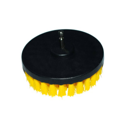 Szczotka czyszcząca nylonowa 120 mm - do wkrętarki, uchwyt 1/4