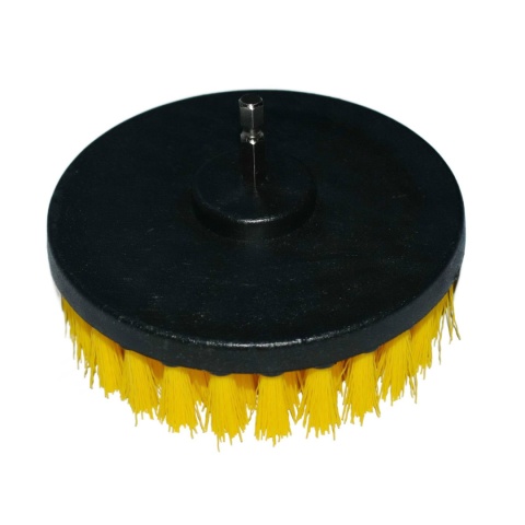 Szczotka czyszcząca nylonowa 120 mm - do wkrętarki, uchwyt 1/4" Szczotka czyszcząca nylonowa 120 mm - do wkrętarki, uchwyt 1/4"
