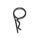 Zawleczki sprężyste podwójnym zwojem 2,5x45 mm. DIN 11024. Forma D. A4