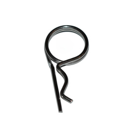 Zawleczki sprężyste podwójnym zwojem 2,5x45 mm. DIN 11024. Forma D. A4