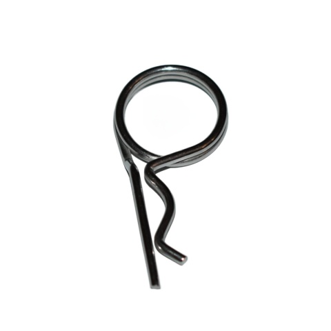 Zawleczki sprężyste podwójnym zwojem 2,5x45 mm. DIN 11024. Forma D. A4 Zawleczki sprężyste podwójnym zwojem 2,5x45 mm. DIN 11024. Forma D. A4
