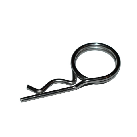 Zawleczki sprężyste podwójnym zwojem 2,5x45 mm. DIN 11024. Forma D. A4 Zawleczki sprężyste podwójnym zwojem 2,5x45 mm. DIN 11024. Forma D. A4