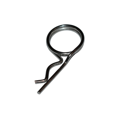 Zawleczki sprężyste podwójnym zwojem 2,5x45 mm. DIN 11024. Forma D. A4 Zawleczki sprężyste podwójnym zwojem 2,5x45 mm. DIN 11024. Forma D. A4