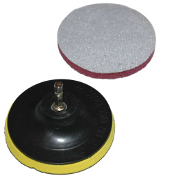 Zestaw do czyszczenia na wkrętarkę 100 mm - gąbki i nakładki 7 el. HEX 1/4