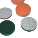 Zestaw do czyszczenia na wkrętarkę 100 mm - gąbki i nakładki 7 el. HEX 1/4"