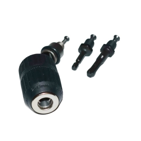 Głowica wiertarska 2-13 mm samozaciskowa + adaptery SDS HEX 1/2"