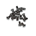 Nity z łbem kulistym 6x10 mm stal nierdzewna A2, standard DIN 660 - 10 szt
