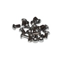 Nity z łbem kulistym 6x10 mm stal nierdzewna A2, standard DIN 660 - 10 szt