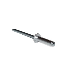 Nity zrywalne 3x12 Al/St z łbem płaskim. 50 szt. Zakres zacisku: 7-9 mm.