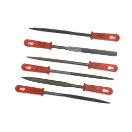 Pilniki iglaki 150 mm zestaw 6 szt - precyzyjne pilniki ręczne stal