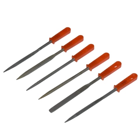 Pilniki iglaki 150 mm zestaw 6 szt - precyzyjne pilniki ręczne stal