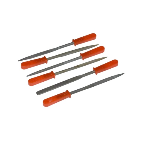 Pilniki iglaki 150 mm zestaw 6 szt - precyzyjne pilniki ręczne stal