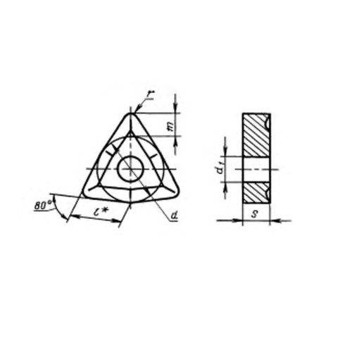 Płytki węglikowe wieloostrzowe WNUM 120612 H10. Płytka skrawająca