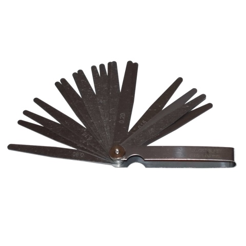 Szczelinomierz stalowy 20 listków - 0,05-1,00 mm, precyzyjny pomiar