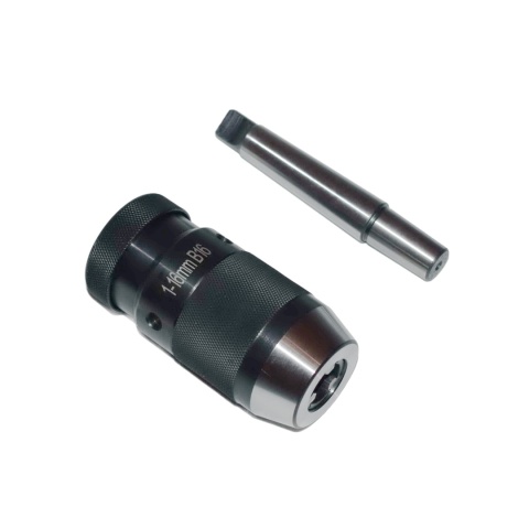 Uchwyt wiertarski samozaciskowy B16 1-16mm + trzpień MK2-B16 zestaw