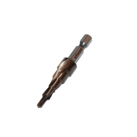 Wiertło spiralne stopniowe kobaltowe 4-12 mm. HSSCo - stożkowe choinkowe.