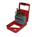 Zestaw wierteł kobaltowych HSS-Co 1-10 mm - komplet 19 szt. do metalu