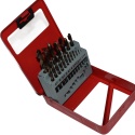 Zestaw wierteł kobaltowych HSS-Co 1-10 mm - komplet 19 szt. do metalu