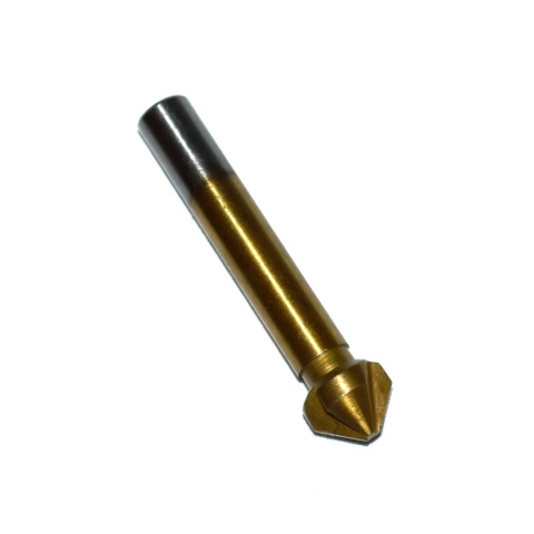 Fazownik stożkowy 90° 10,4 mm - HSS z powłoką TiN, pogłębiacz otworów