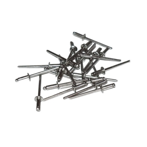 Nity zrywalne 3,2x10 A2 stal nierdzewna. 50 szt. Zakres zacisku: 5-7 mm.