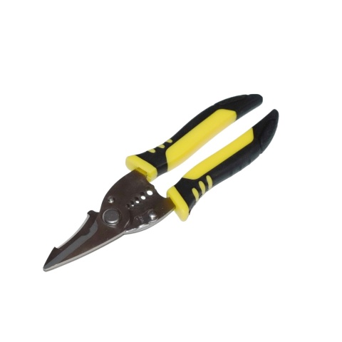 Obcinak przewodów 195 mm - ściągacz izolacji kabli, max cięcie 5 mm.