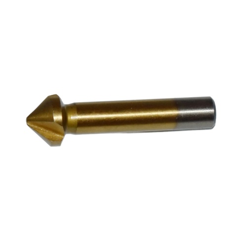 Pogłębiacz stożkowy HSS TiN 6,3 mm - fazownik 90° do metalu i stali
