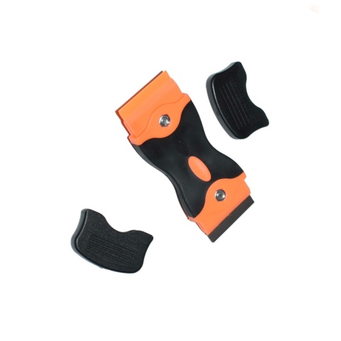 Skrobak do szyb 115 mm - do okien i luster + 5 ostrzy metal, 5 plastik