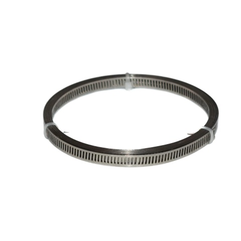 Taśma stalowa nierdzewna 8 mm - rolka 3 m do opasek ślimakowych i mocowań.