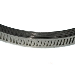 Taśma stalowa nierdzewna 8 mm - rolka 3 m do opasek ślimakowych i mocowań.