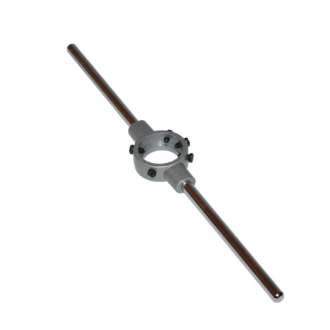 Uchwyt do narzynek M16 - M20. Pokrętło 45x14 mm, oprawka stalowa.