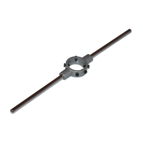 Uchwyt do narzynek M16 - M20. Pokrętło 45x14 mm, oprawka stalowa.