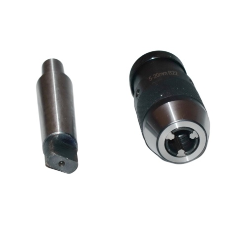 Uchwyt wiertarski samozaciskowy 5-20 mm B22 + trzpień MK4-B22 zestaw