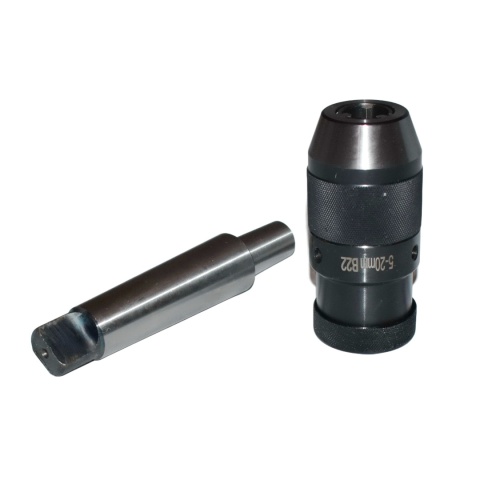 Uchwyt wiertarski samozaciskowy 5-20 mm B22 + trzpień MK4-B22 zestaw