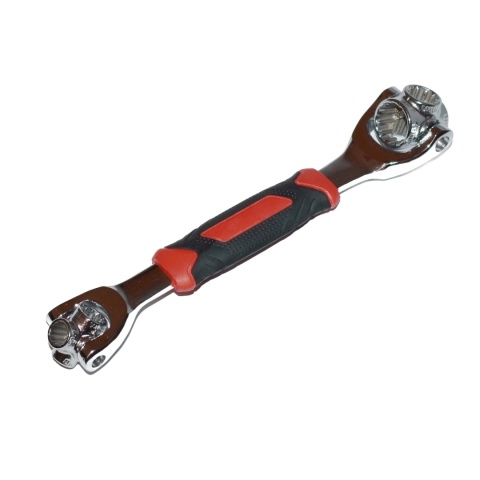 Wielofunkcyjny klucz obrotowy 8-19 mm - uniwersalny, dwugłowicowy 360°