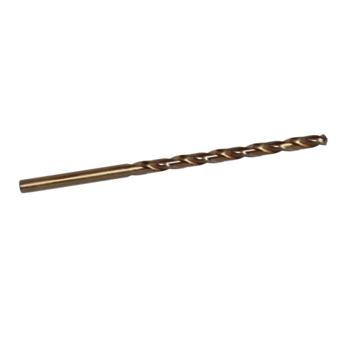 Wiertło kobaltowe długie 5.0x132 mm. DIN340. HSS-E do stali nierdzewnej.