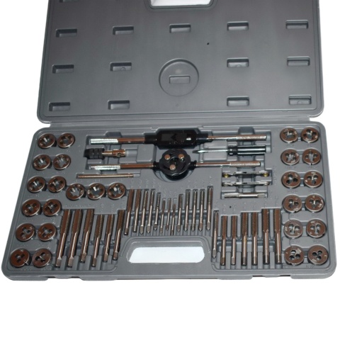 Zestaw gwintowników i narzynek 60 el. metryczne + UNC walizka