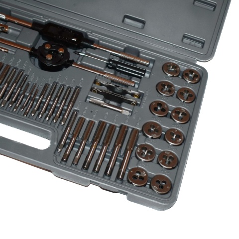 Zestaw gwintowników i narzynek 60 el. metryczne + UNC walizka