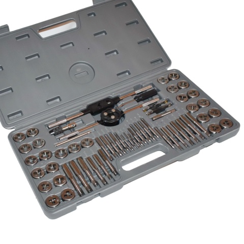 Zestaw gwintowników i narzynek 60 el. metryczne + UNC walizka