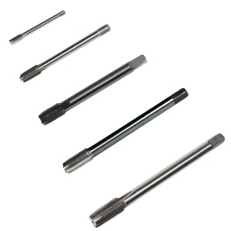 Zestaw gwintowników maszynowych HSS M4, M5, M6, M8, M10 — 5 szt.