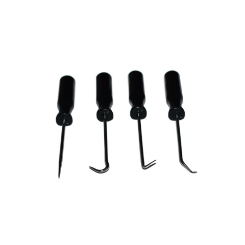 Zestaw serwisowy 4 picki haczyki - do prac precyzyjnych i modelarstwa.