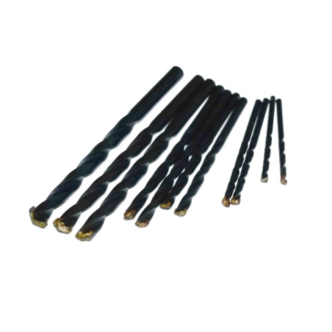 Zestaw wierteł do betonu 11 szt, z węglika spiekanego. 3-10 mm.