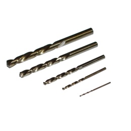 Zestaw wierteł lewoskrętnych do metalu, kobaltowych 1,5-3-5-7-9 mm HSSCo