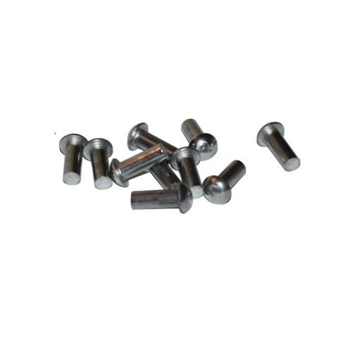 Nit aluminiowy z łbem kulistym 2x10 mm. DIN 660 - 10 szt do warsztatu, domu