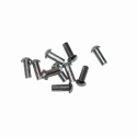 Nit aluminiowy z łbem kulistym 2x10 mm. DIN 660 - 10 szt do warsztatu, domu