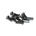 Nit aluminiowy z łbem kulistym 2x16 mm. DIN 660 - 10 szt. do konstrukcji Al