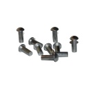 Nit aluminiowy z łbem kulistym 2x16 mm. DIN 660 - 10 szt. do konstrukcji Al