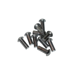 Nit aluminiowy z łbem kulistym 3x25 mm. DIN 660 - 10 szt lekki i wytrzymały